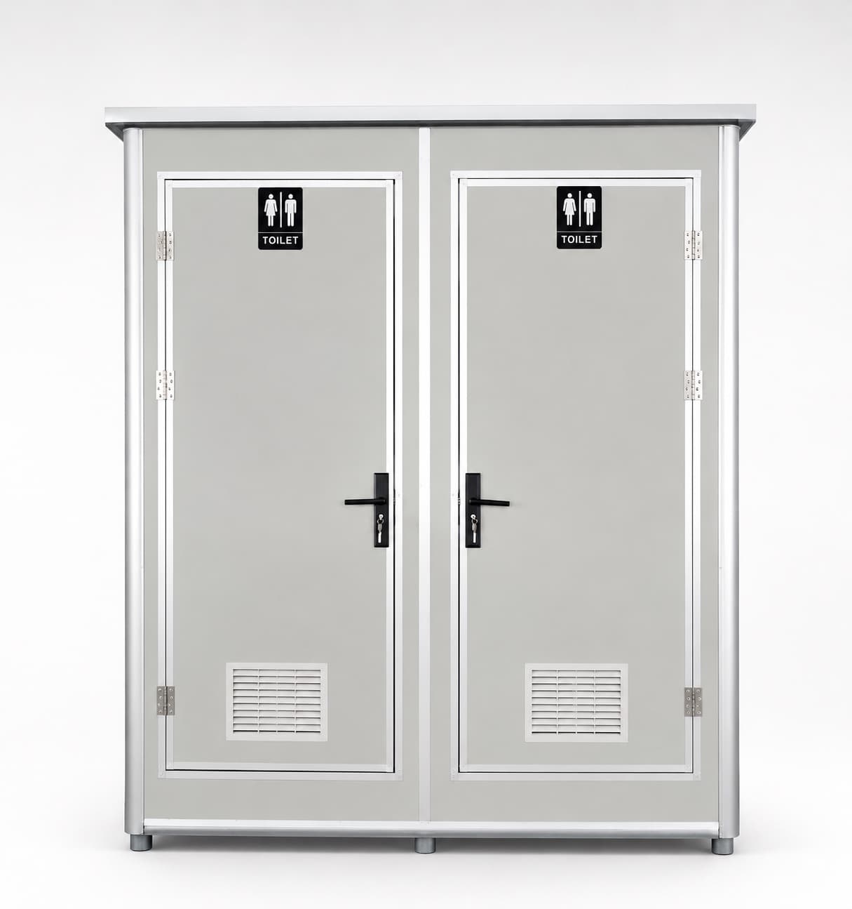 NOVAMOD Essential Duo — dual modular bathroom unit, exterior view
